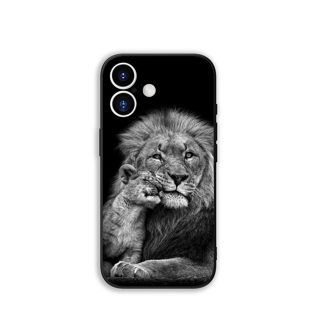 for OPPO A18 A16 A17 A38 A54 A40 A60 A80 A78 A79 A57 A55 A96 A15 A12 a53 Phone Cover Case Art Lion