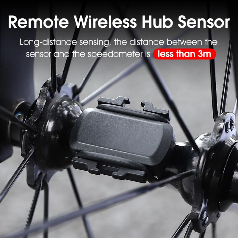 WEST BIKING Wireless Cycling Computer 3.4 Inch IP64 Waterproof Bicycle Speedometer USB Charging Bike Backlight Hub Speed Sensor2
