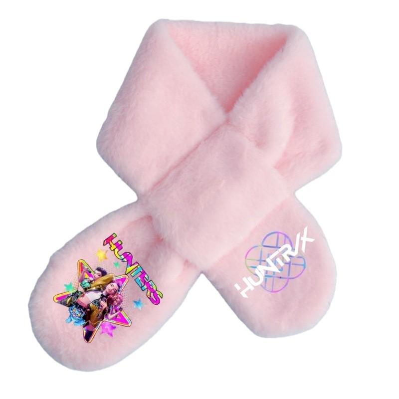 Soft Fashion Rumi Mira Zoey Printing Winter Autumn Warm Scarf Girls Purple Pink Scarves