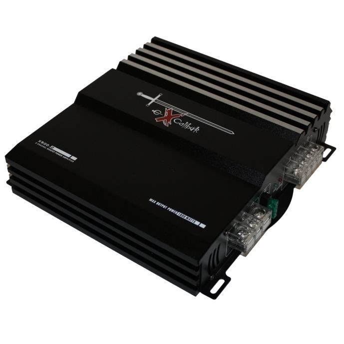 Excalibur amplificateur x500.2à deux canaux 1000w noir
