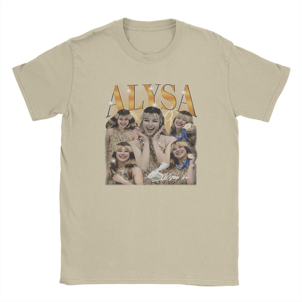 Alysa Liu USA TShirt Summer Leisure TShirts Unisex Cotton ONeck Plus Size Top Tees Short Sleeves Vintage Tshirt
