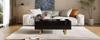 Height-Adjustable Coffee Table, Storage Made of MDF with High-Gloss Surface, with Drawer and Iron Legs, Modern Living Room Table