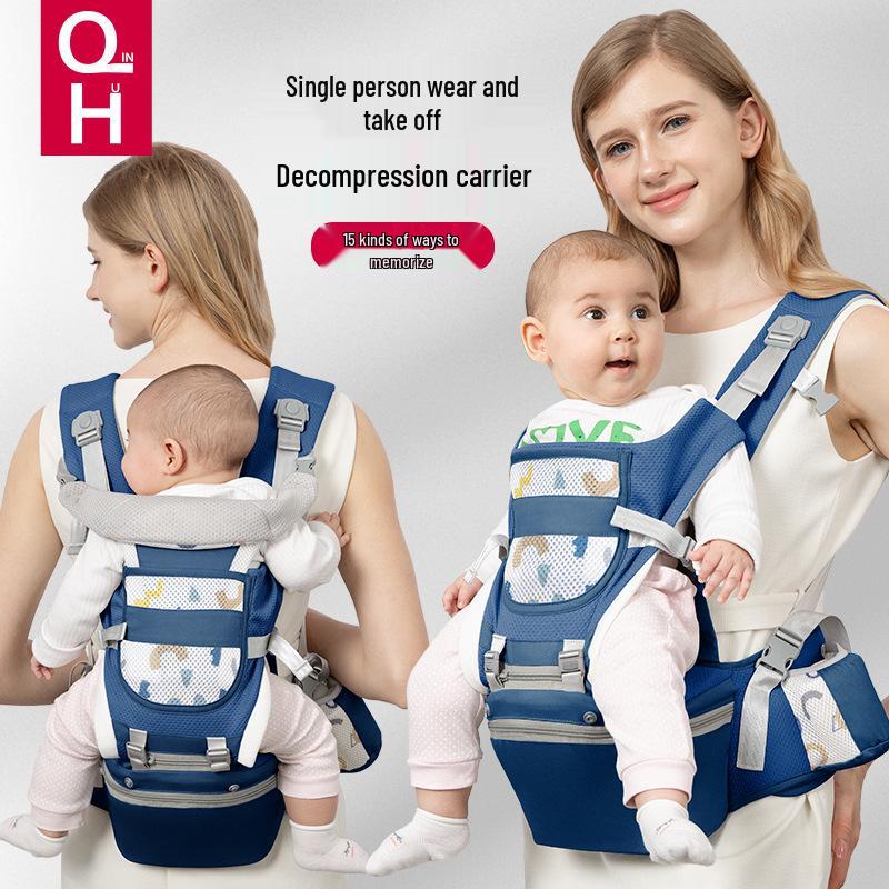 Baby Hip Seat Carrier: Detachable, Multifunctional, All-Season. Perfect for Outdoor Travel.