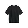 Li Ning CF Round Neck Pullover Letter Print Pattern Short Sleeve T-Shirt Men T-Shirts Black ATSU595-2