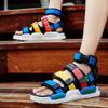 Mode Qualität Sommer Herren Sandalen Gladiator Rom Herren Flats High Top Paar Strand Sandalen Lässige Herrenschuhe Verdicken Offene Zehen Zehentrenner