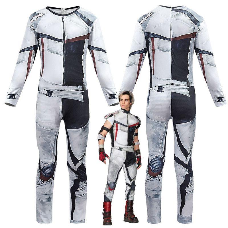 High-quality Descendants 3 Carlos Cosplay Costume Kids Jumpsuit For Carnival Fun
