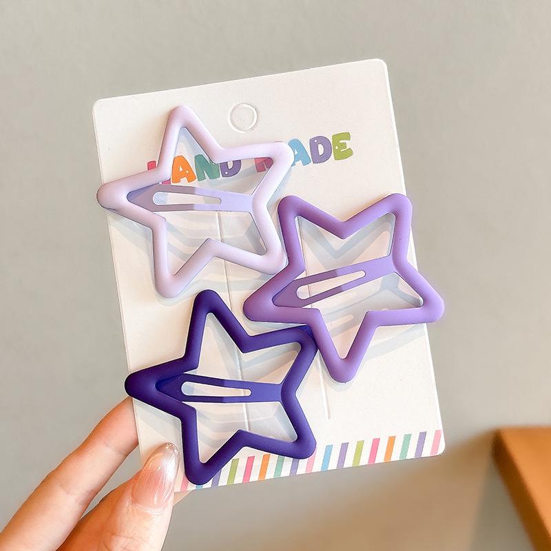 Dopamine Color Bangs Hair Clip Sideburns for Kids & Women - Duckbill Hairpin Headwear