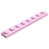 20Pcs MOC 3460 Plate 1 X 8 Brick Parts Building Blocks Particle DIY Kids Brain Game Assmble Toy Birthday Gift