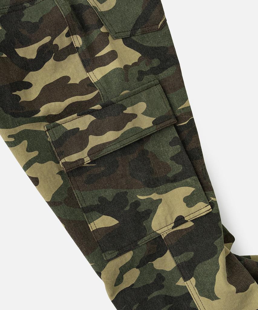 VASTIC Bootcut Camo Cargo Pants_Beige
