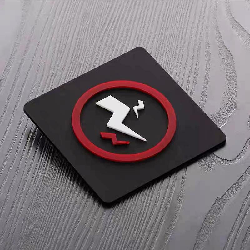 10x10cm WIFI sign No smoking CCTV SYSTEM sign Acrylic sign board