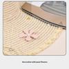 Multicolor Straw Hat Big Brim Sun Block Hat Fashion Beach Hat  Summer