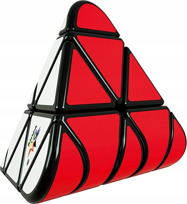 Custom Pyraminx Cube White Red Light Adjustable Pyramid