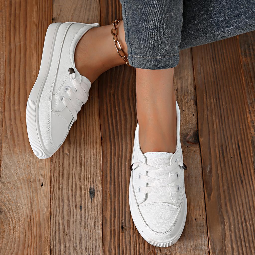 Dámské tenisky Jarní Letní Móda Prodyšné Tenisky Dámské Kulatá Špička Mělké Lodičky Ležérní Pohodlné Ploché Boty Dámské