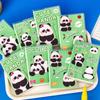Creative Panda Silicone Notebook: Student Mini Cartoon Portable Diary Planner
