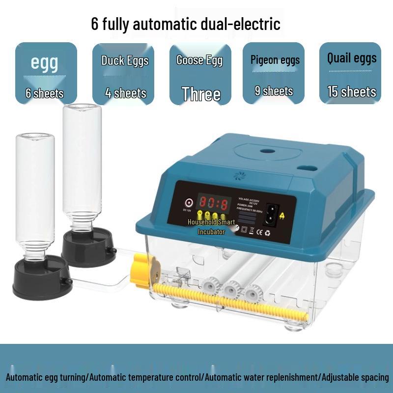 Fully Automatic Household Mini Egg Incubator with Smart Egg Turner