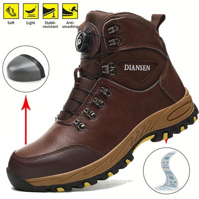 Herren Arbeitssicherheitsstiefel Stahlkappe Sicherheitsschuhe Durchstichsichere Arbeitsschuhe Herren Outdoor Gummi Sicherheitsstiefel Herren Wasserdichter Stiefel