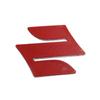 Conjunto de Emblema de Grade Frontal e Adesivo de Emblema de Porta-malas Traseiro em ABS para Suzuki S-Cross, Vitara, Swift, SX4, Alivio - Acessórios de Logo para Carro
