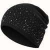 New Women's Multi-color Dot Diamond Pullover Knitted Hat Autumn and Winter Knitted Hat Warm Woolen Hat