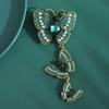 Rhinestone Butterfly Brooches for Women Unisex Insect Pin Event Party Funny Luxury Gifts Backpack Decoration Clothes Accessories