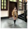Rich Girl High-End Tie Waist Mid-Length Trench Coat for Women