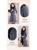 Women's Striped Lapel Coat: Elegant, Slimming, and Fashion-Forward for Autumn/Winter 2025.
