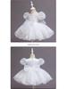 Beliebtes Baby Mädchen Erstgeburtstags- & Hochzeitsblumen Prinzessinnenkleid für Klavieraufführung