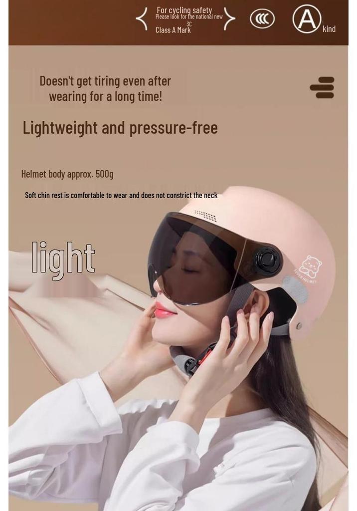3C Certified Universal Electric Bike & Scooter Safety Helmet for All Seasons, Men & Women
