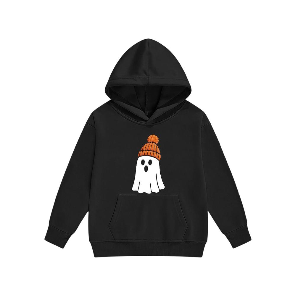 Children's Hoodie with Halloween Print for Casual Wear