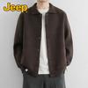 JEEP Men's Casual Knit Cardigan Sweater