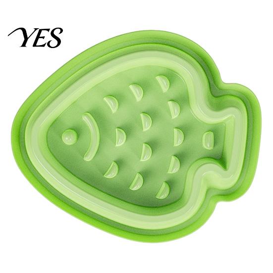 Slow Feeding Dog Plate Feeder Bowl, Cute Fish Shape, Spill-Free Pet Bowl Raised Edge with Spill Catcher, Non-slip Food for Cats Dogs Eat