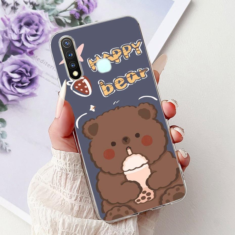 New Design Phone Case For Vivo 1915 Y19 Y5s Clear TPU Slim Back Cover For Vivo Y19 Y5s 1915 Soft Silicone Cases