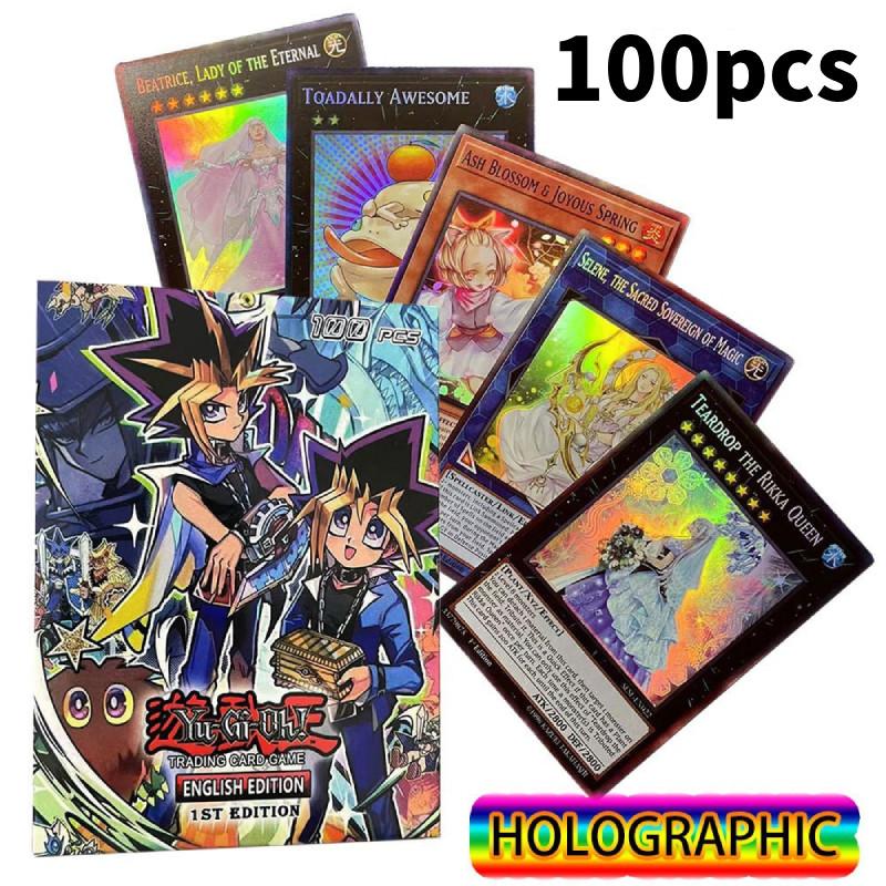 Sada karet Game Master Yugioh s klasickými a fóliovými sběratelskými kartami pro sběratele karet