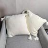 Nordic Knitted Tassel Wool Throw Blanket for Sofa or Office Naps