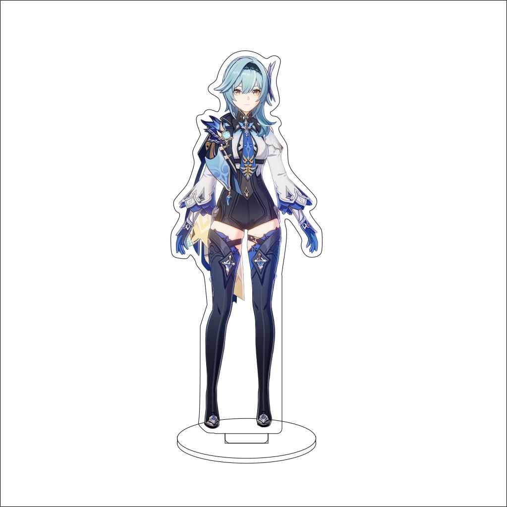 16CM Anime Genshin Impact Cosplay Acrylic Stand Ornaments Aether/Lumine/Paimon/Asmoday/Ronova  Figure Stand Halloween Gift