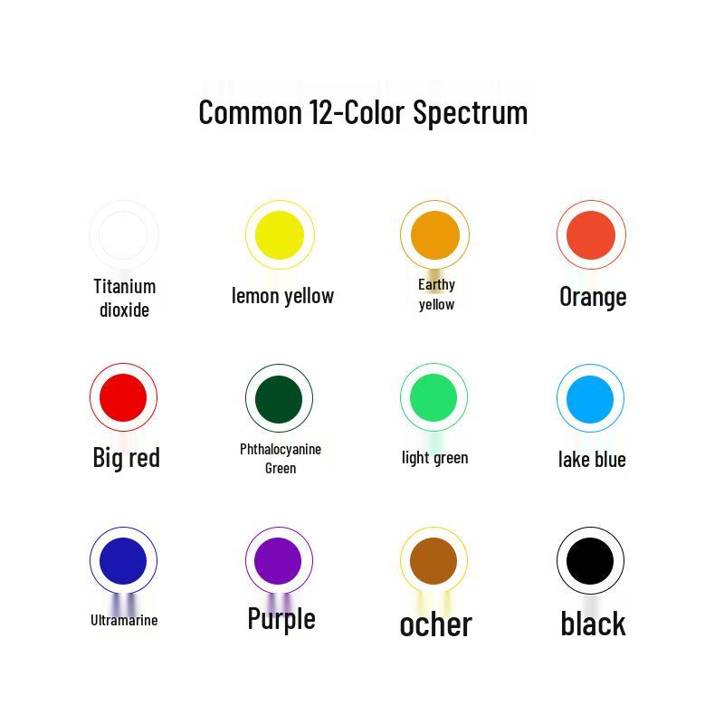 24-Color Acrylic Paint Set: Waterproof, 300ml Cans for Wall, Clothing & Shoes DIY Projects