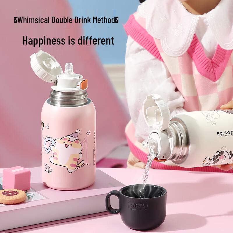 Wushengwu Miaotuanzi Kids 460ml Insulated Bottle