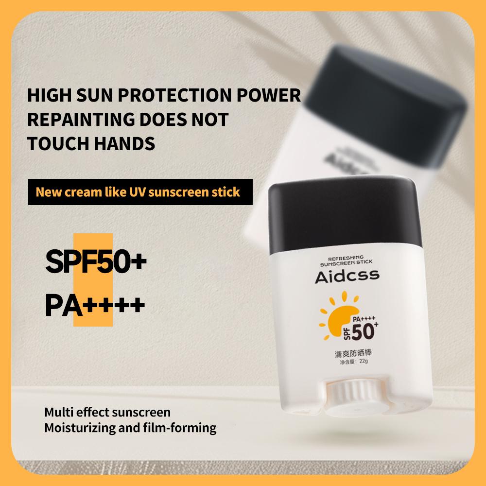 Refreshing sunscreen stick SPF50+ anti-ultraviolet body moisturizing non-stick sunscreen