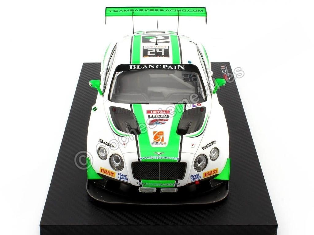 TrueScale Miniatures Bentley Continental GT3 Blancpain GT Series Spa 24 Hours 2016 Endurance Cup Team Parker Racing Finished Product 1/18 #24