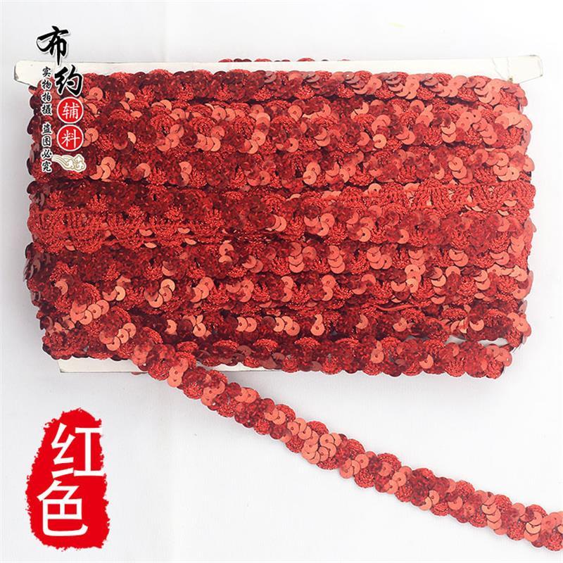 1.5cm Sequin Lace Accessory Sequines Strip Clothing Stage Performance DIY Handmade Decorative Ribbons Strip