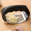 Garlic Crusher Labor-saving Sharp Blade Stainless Steel Multi-function Handheld Garlic Ginger Grinding Slicer Daily Use