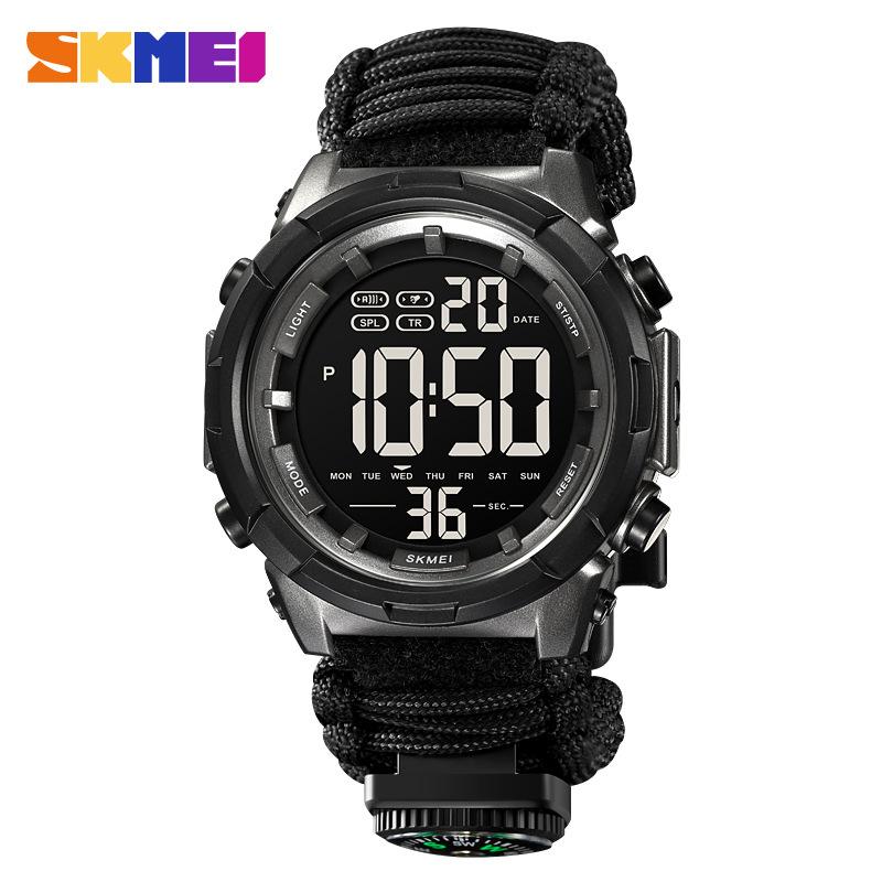 Junior high school watch male student trend waterproof electronic watch luminous outdoor multi-functional sports watch