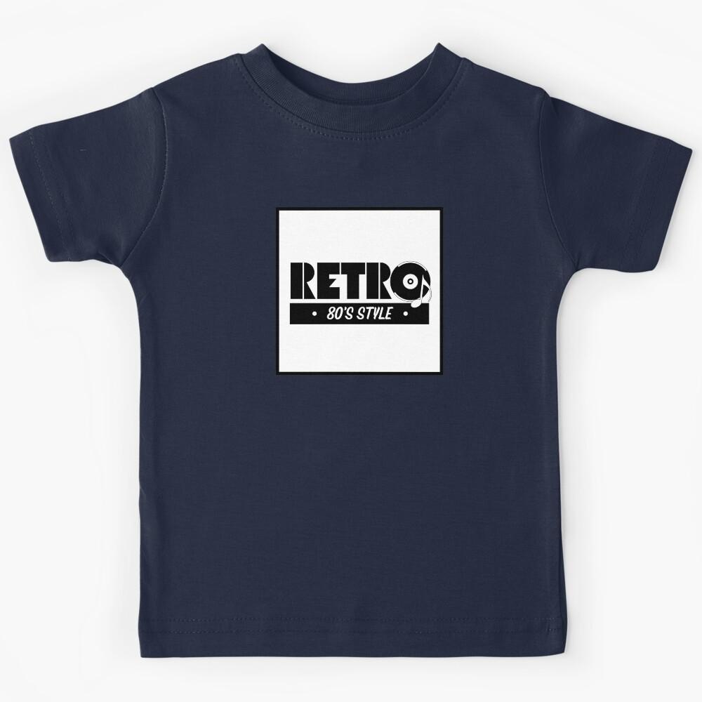 Retro Music 80s Style For Classic Music Lovers And Retro Musicians Kids T-Shirt 160