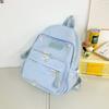 New high-value, fresh and sweet candy-colored bow backpack, lightweight backpack for junior high school students