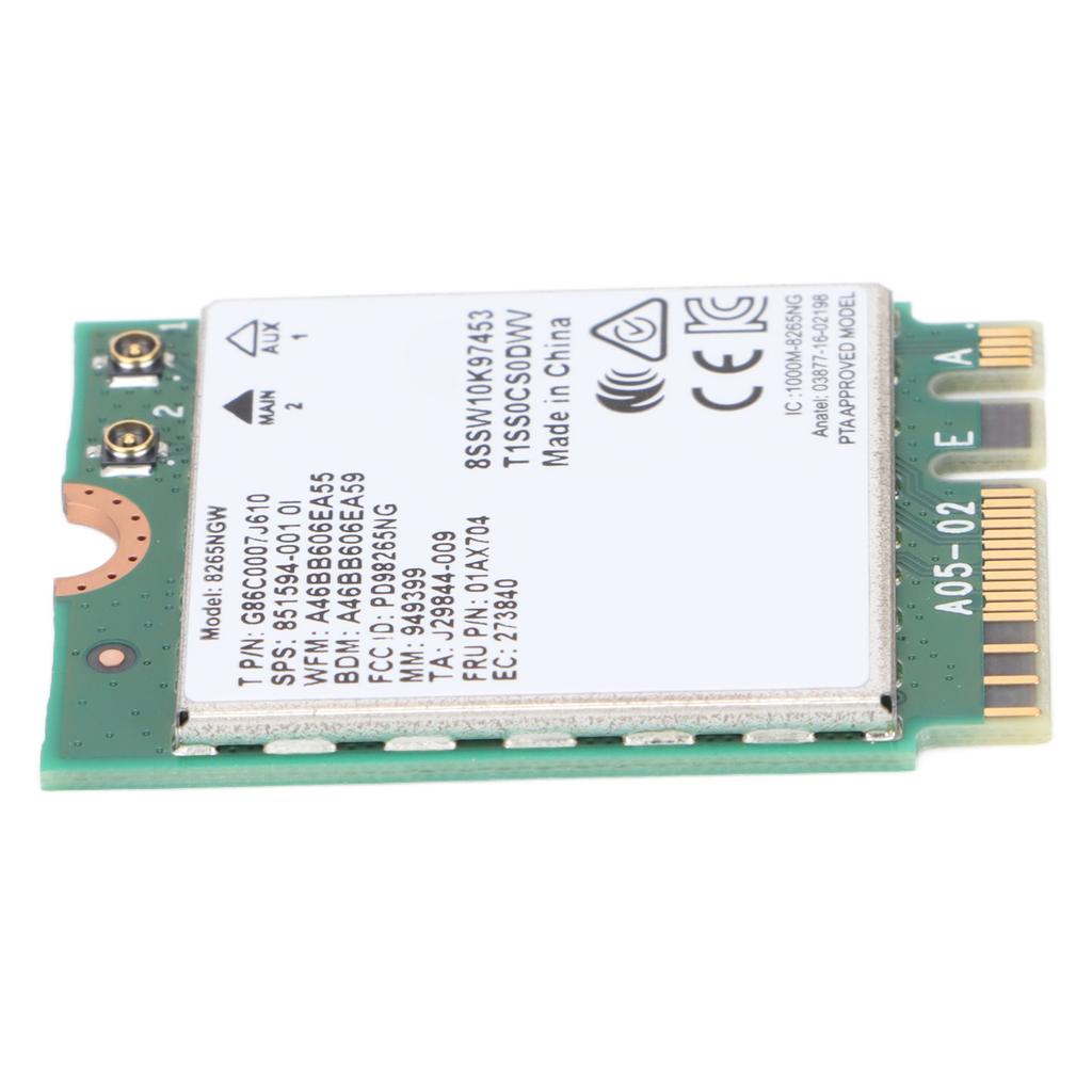 Kabellose Karte 2,4 GHz 5 GHz Dual-Frequenz Kompakt Stabil Zuverlässig Computerzubehör für Dell für Shenzhou für ASUS