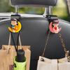 Multifunctional Car Backseat Hooks Adorable Car Interior Accessories Cartoon Style Various Colors Available Pikachu 1 Pair Hooks