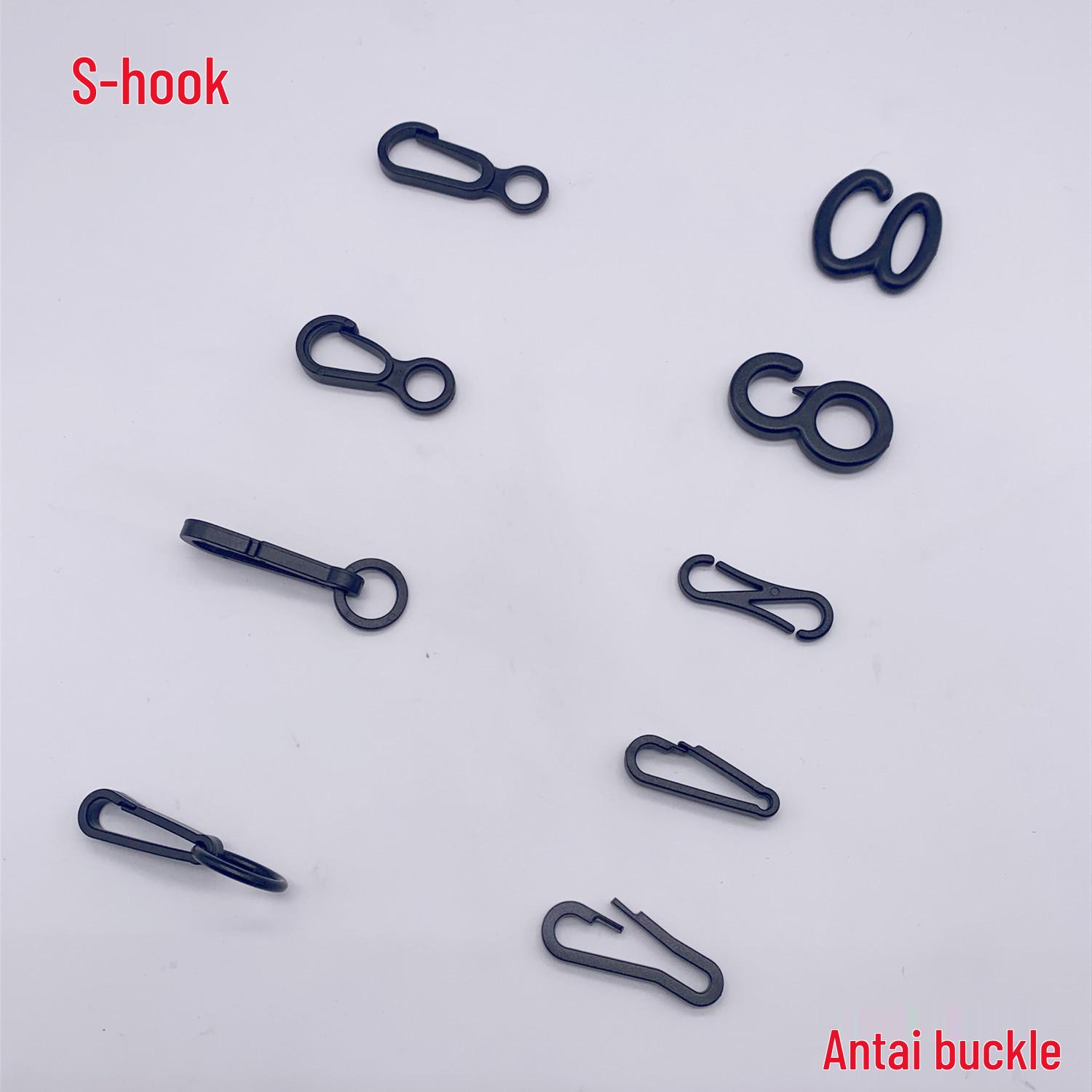 

Eco-friendly Mini Plastic S-shaped Figure 8 Hook for Gloves & Towels As Pictured