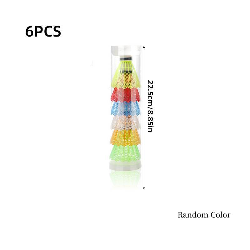 Set Shuttlecocks 612pcs Badminton Foam Balls Colorful Plastic Outdoors Sport