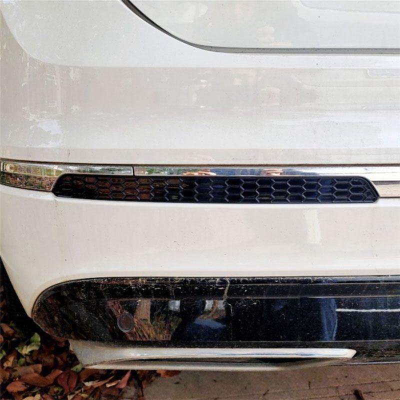 For VW Tiguan R-Line 2026-2026 ABS Black Honeycomb Style Rear Bumper Fog Light Lamp Cover Trims Car Auto Accessories