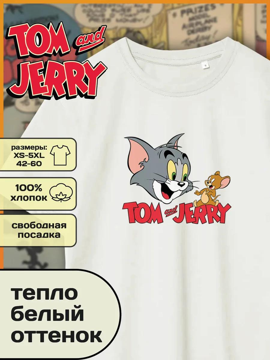 Футболка с принтом Тома и Джерри M