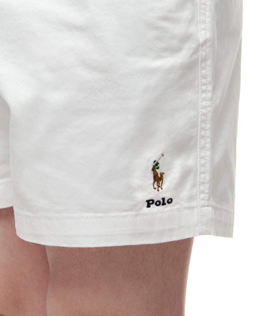 POLO RALPH LAUREN [Kolekcja Biała] Klasyczne Spodenki Polo Prepster - Białe